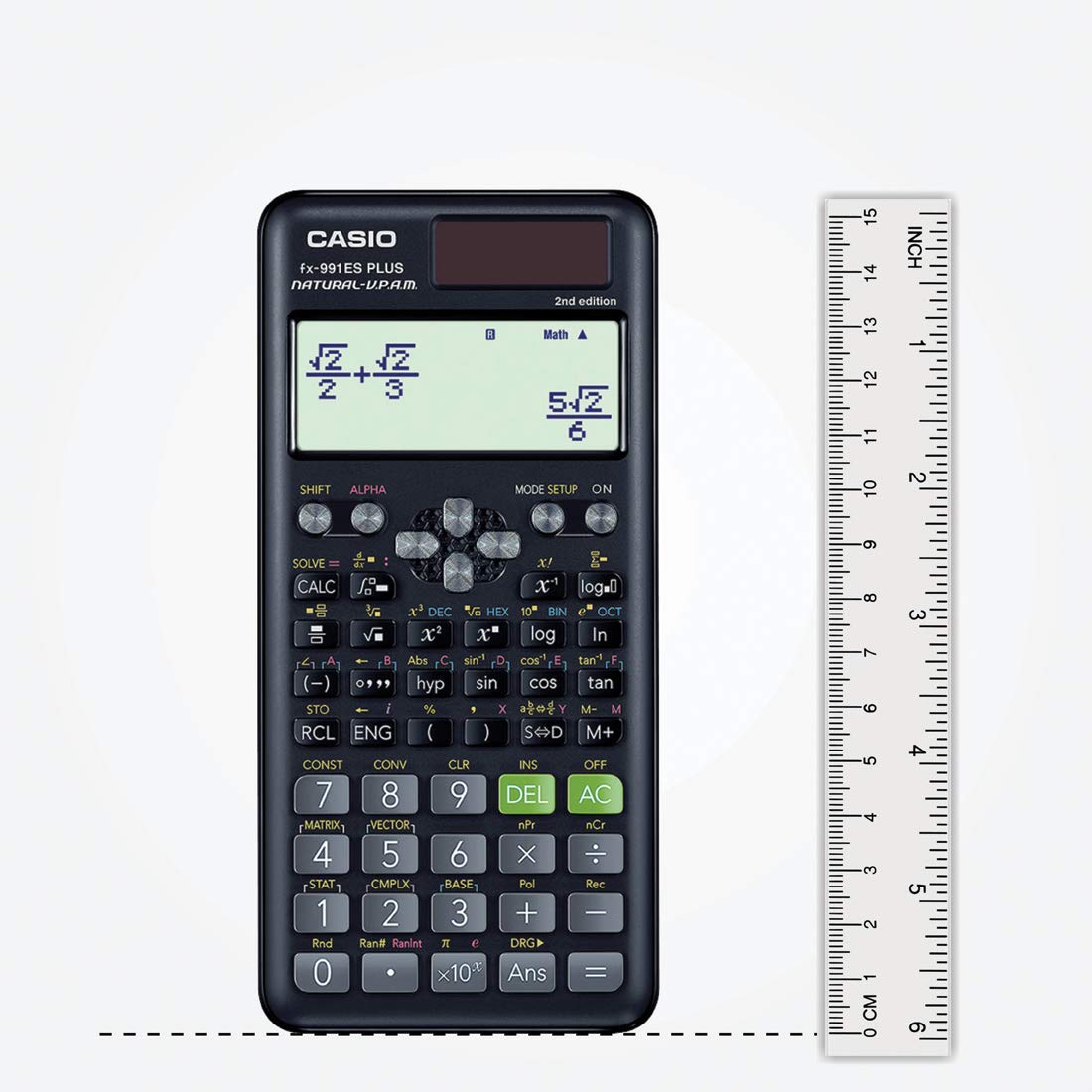 Casio FX-991ES Plus-2nd Edition Scientific Calculator, Black