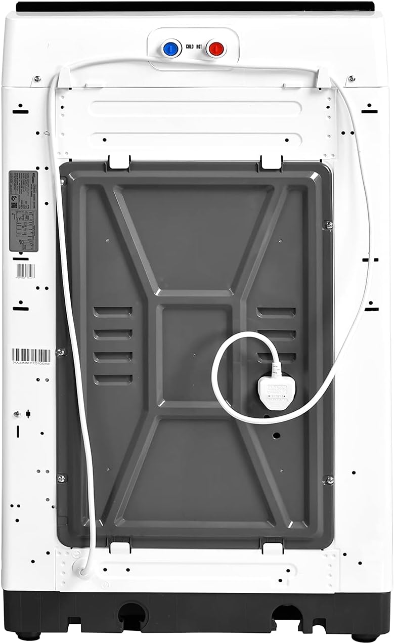 Super General 6 kg fully automatic Top-Loading Washing Machine SGW-622, White, 8 Programs, efficient Top-Load Washer with Child-Lock, LED Display, 1 Year Warranty
