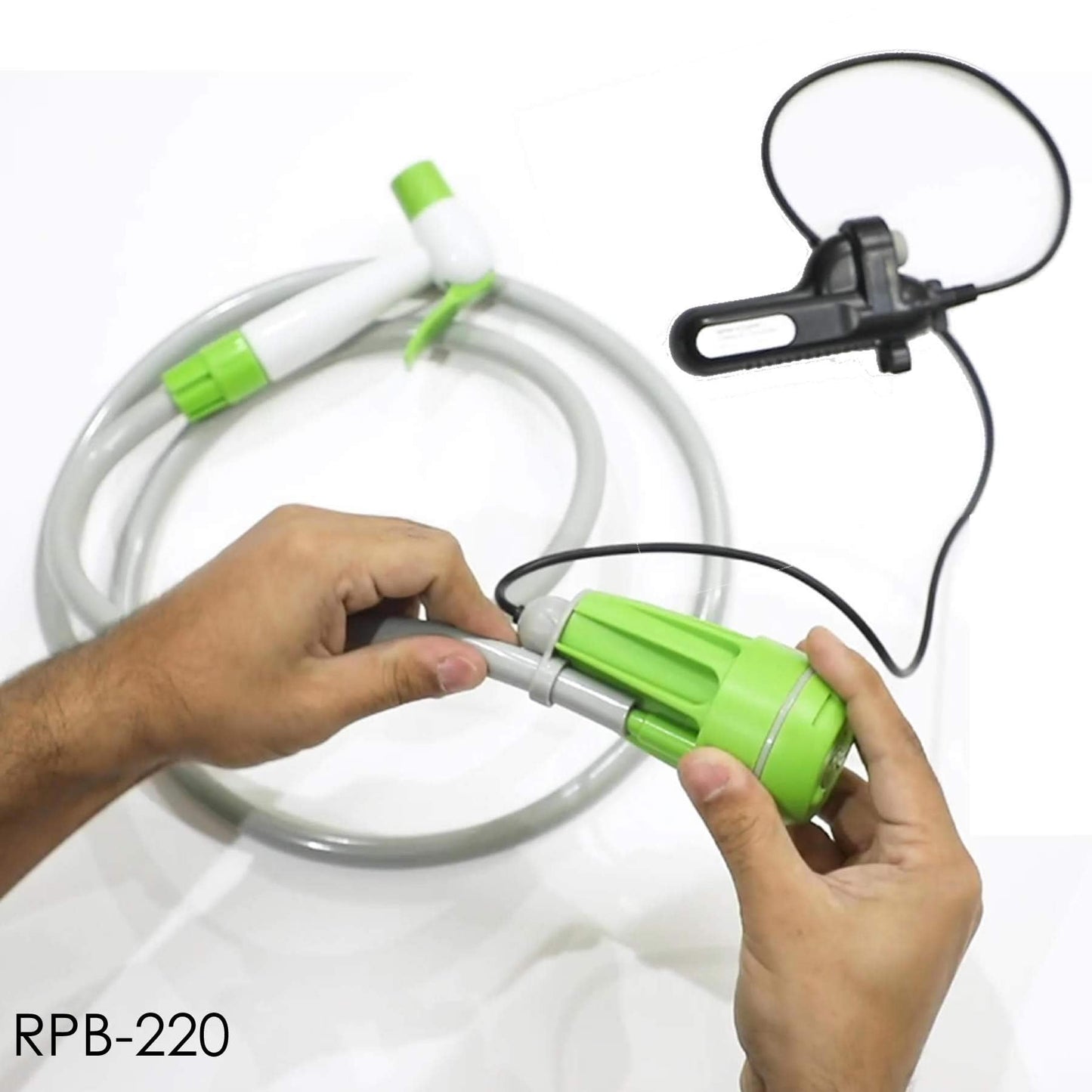 Crownline Portable and Rechargeable Outdoor Bidet, Apple Green, Rpb-220