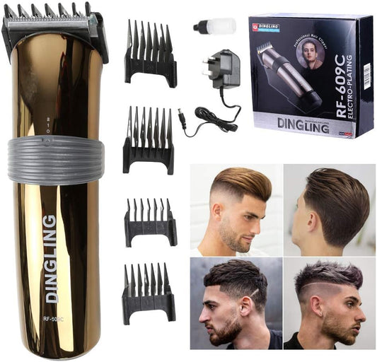 Dingling Electro Plating Hair Clipper Hair Trimmer For Male, Rf-609C