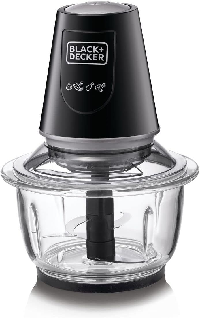 BLACK+DECKER BLACK+DECKER Vertical Chopper, 4 Blades, 500W, 500ml, Black - FC500-B5, by BLACK+DECKER