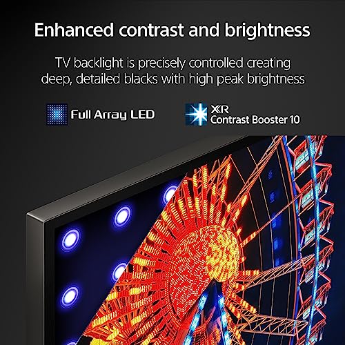 Sony 75 Inch 4K Ultra HD TV X90L Series: BRAVIA XR Full Array LED Smart Google TV with Dolby Vision HDR and Exclusive Features for The Playstation® 5 XR75X90L- Latest Model,Black