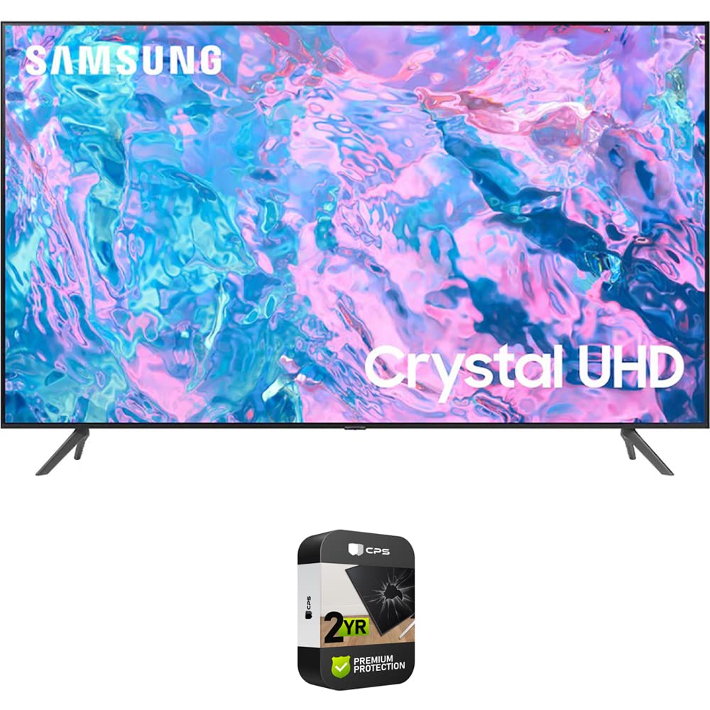 SAMSUNG 85-Inch Class Crystal UHD CU7000 Series PurColor, Object Tracking Sound Lite, Q-Symphony, 4K Upscaling, HDR, Gaming Hub, Smart TV with Alexa Built-in (UN85CU7000, 2023 Model)