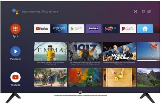 JVC 65 Inch 4K Smart TV Android 11 With Google Assistant Google Play Chromecast Built in - LT65N7125A