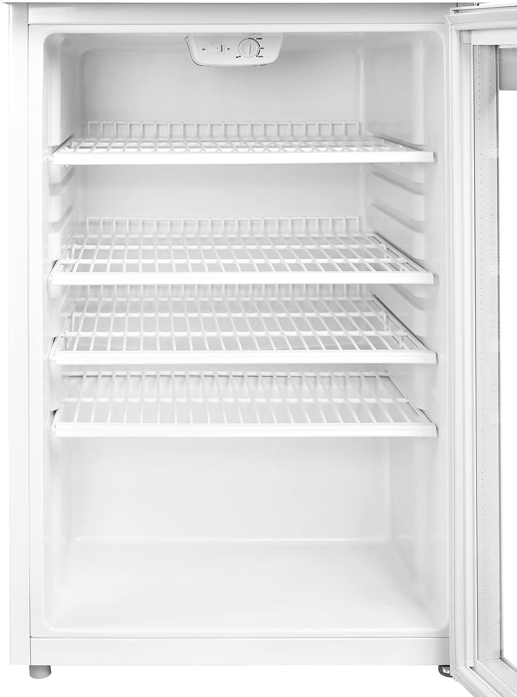 Super General 150 Liter Gross Compact Single-Door Chiller, Upright Beverage-Showcase, Energy-saving, low-noise, White, SGSC-137, 55 x 57 x 85 cm, 1 Year Warranty