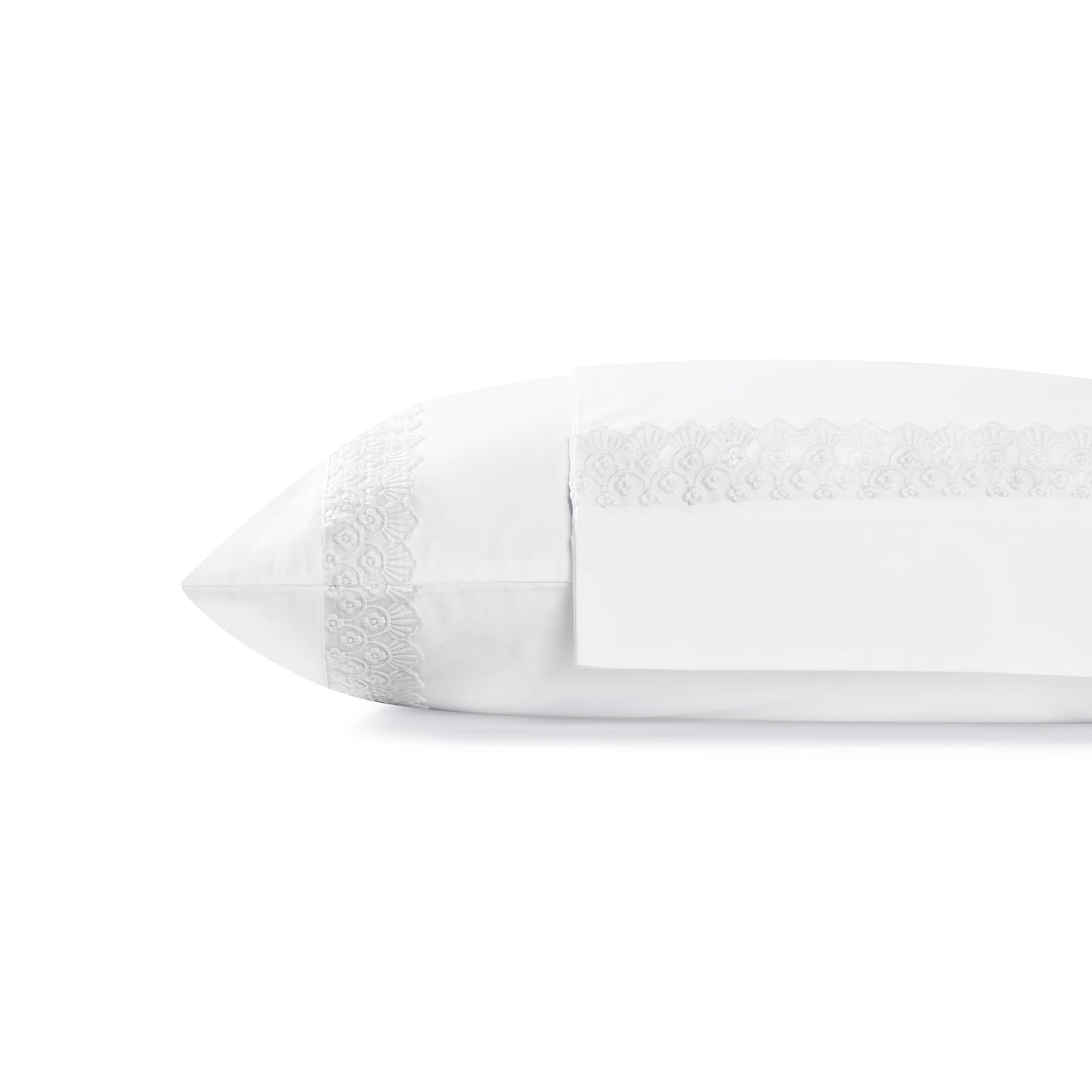 Linen Home 100% Cotton Percale Pillowcases King Size, Baby Blue, 2 Pieces of Pillow Case, Crisp and Cool Strong Bed Linen, 20 inches X 40 inches