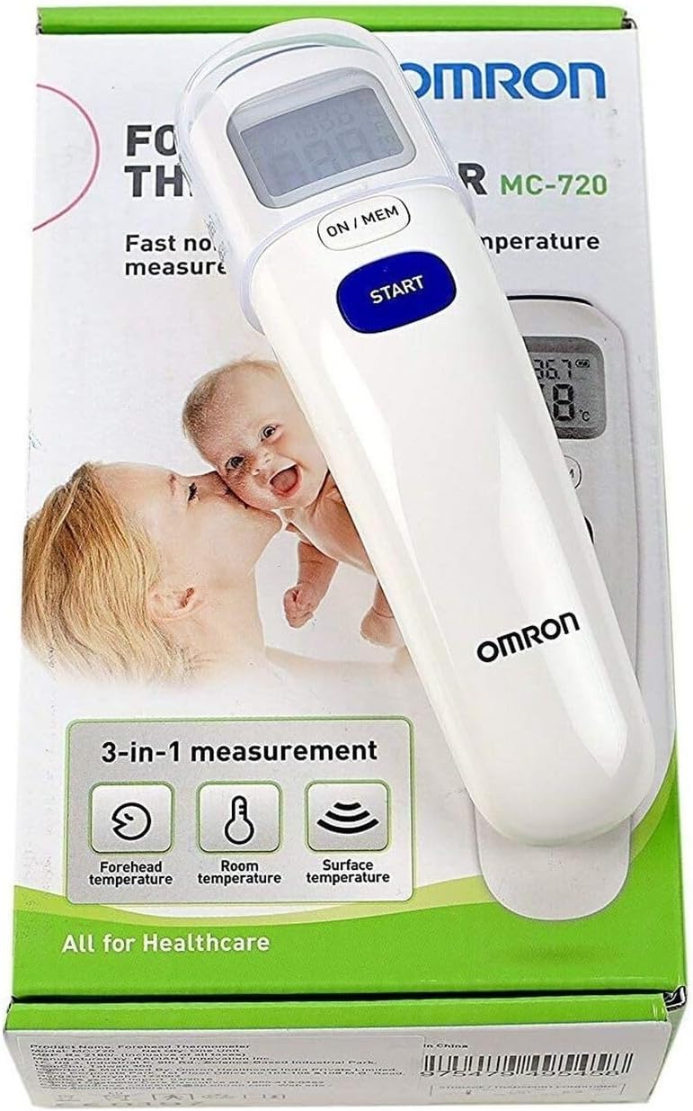 Omron Mc-720 Non-Contact Forehead Thermometer