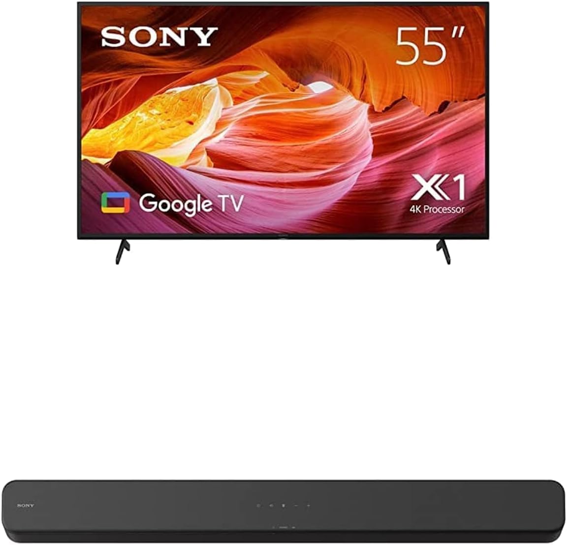 Sony BRAVIA 55 Inch TV 4K UHD HDR Full Array LED with Smart Google HDMI 2.1 and Exclusive Features for The Playstation 5 - XR-55X90K (2022 Model)