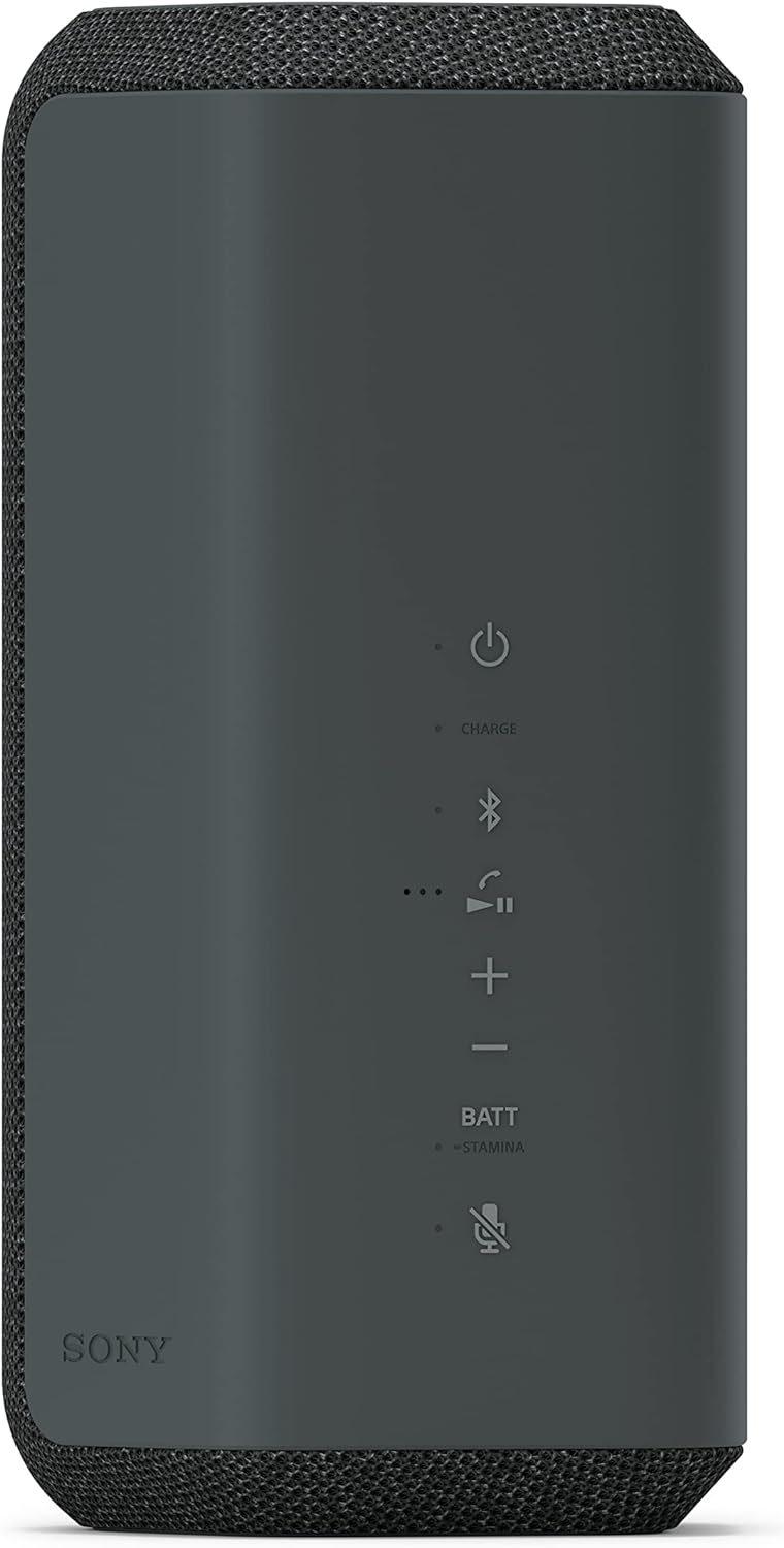 Sony SRS XE200 X Series Wireless Ultra Portable Bluetooth Speaker, IP67 Waterproof, Dustproof and Shockproof with 16 Hour Battery and Easy to Carry Strap, Black, SRSXE200/B,