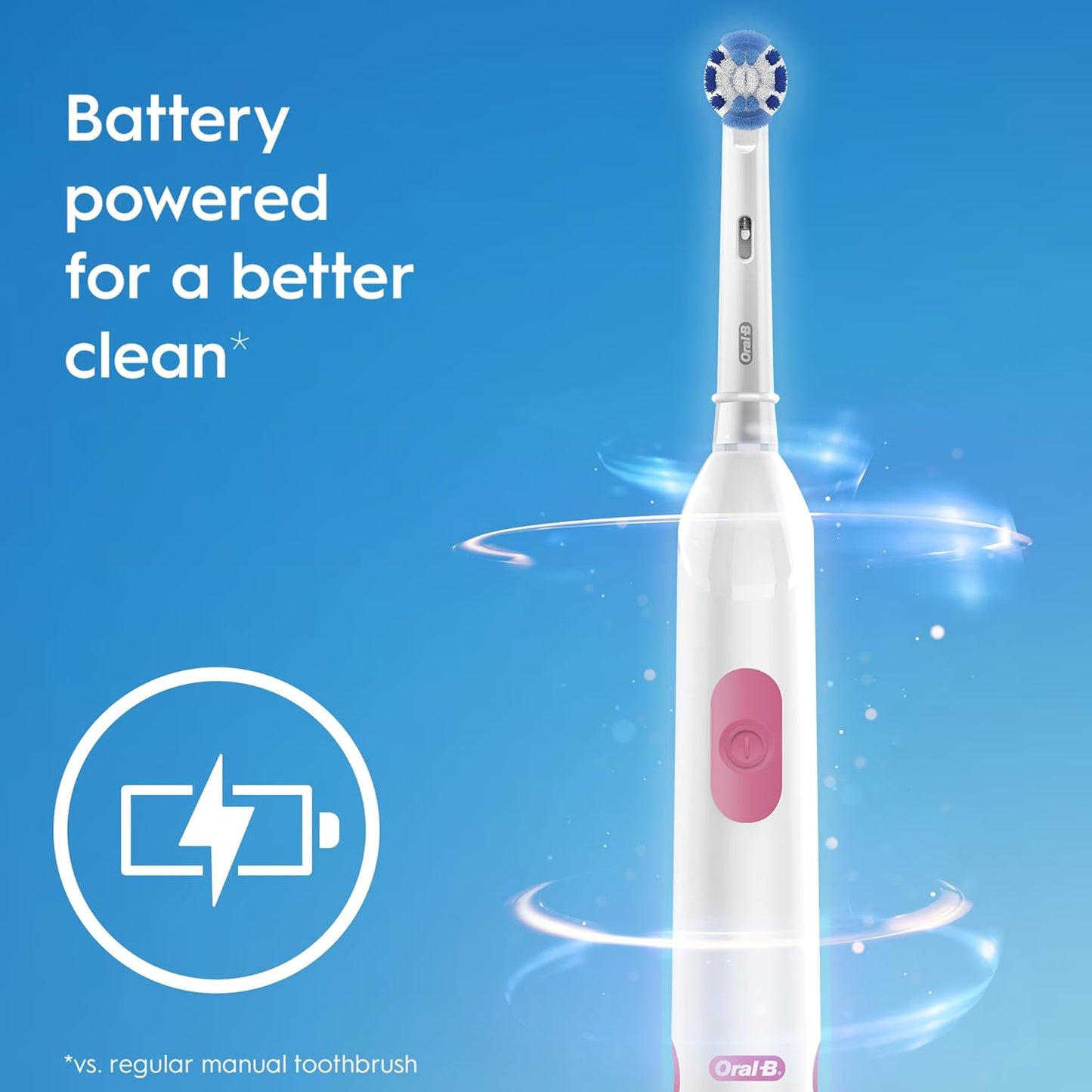 Oral-B DB 3010 Disney Star Wars Battery Power Electric Toothbrush for Kids (Assorted) - Powered By Braun