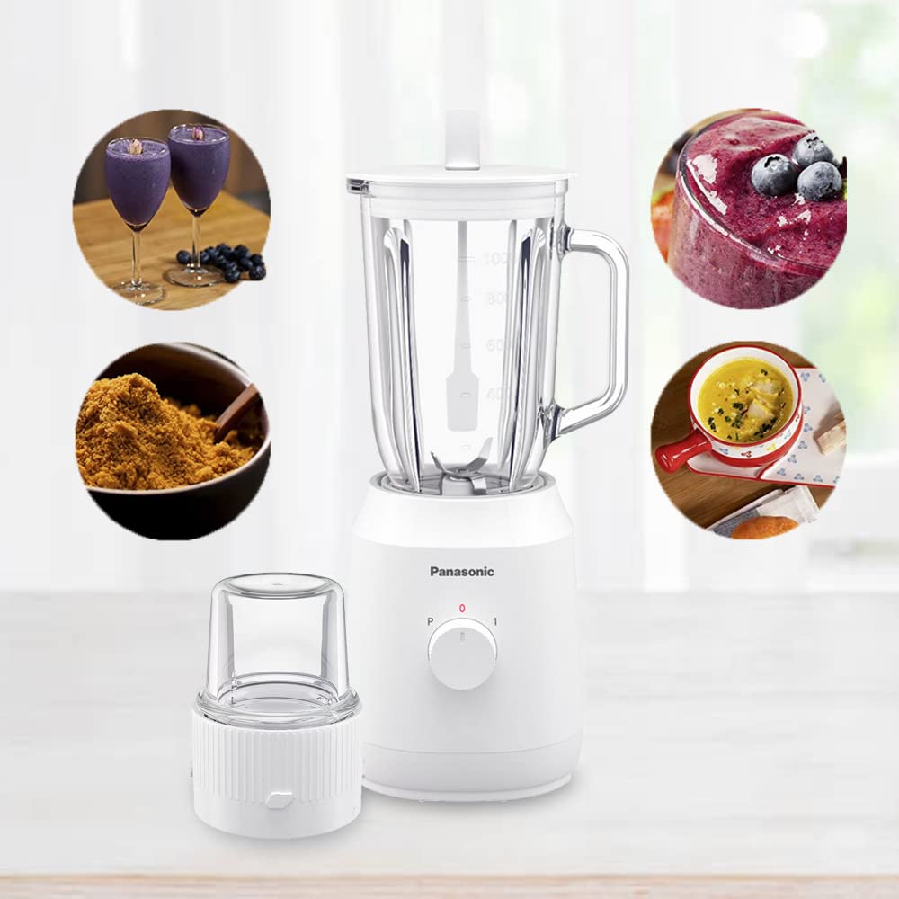 Panasonic - 400W Blender With 2 Mill - Mxex1021Wtz"Min 1 year manufacturer warranty"