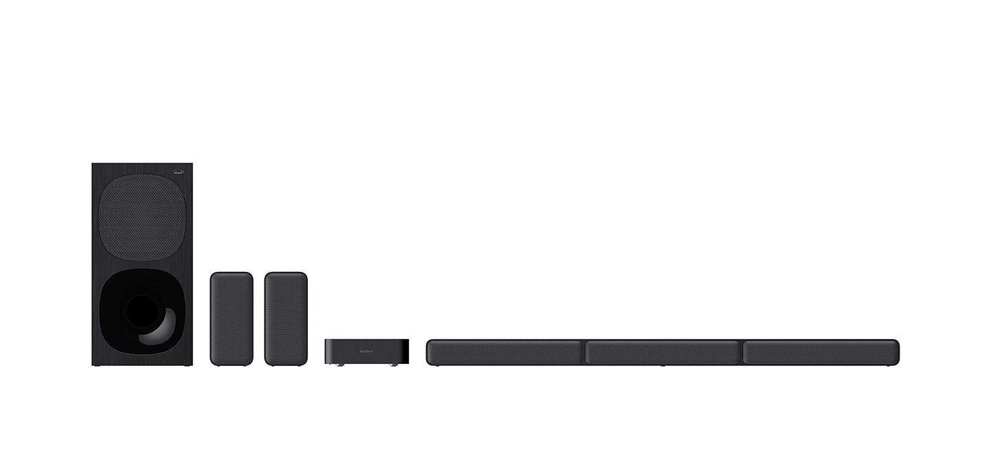 Sony HT-S40R 5.1Ch Real Surround 600 WaT Soundbar with Wireless Rear Speakers Bluetooth Dolby Digital HDMI ARC Optical Input