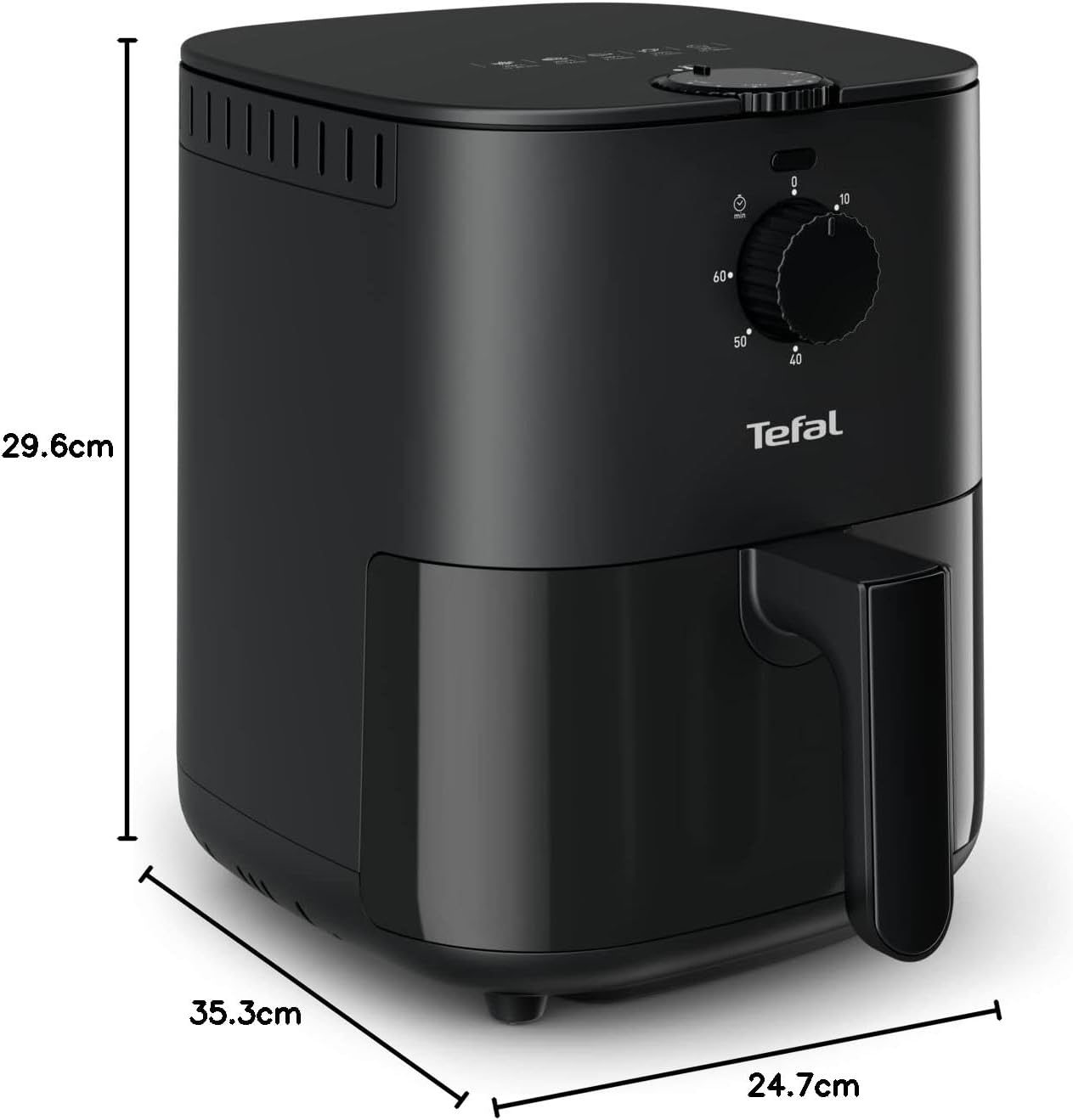 TEFAL Air Fryer | Easy Fry & Grill Digital 2-in-1 |4.2 L Capacity | 1550 W | Healthy Cooking | Air Fry + Grill | 8 Automatic Programs |Adjustable Temperature | Timer | 2 Years Warranty | EY505D27