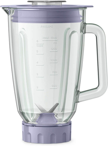 Philips Series 5000 Blender Core HR2222/01,5 preset settings,Piano buttons,700W, Lavender