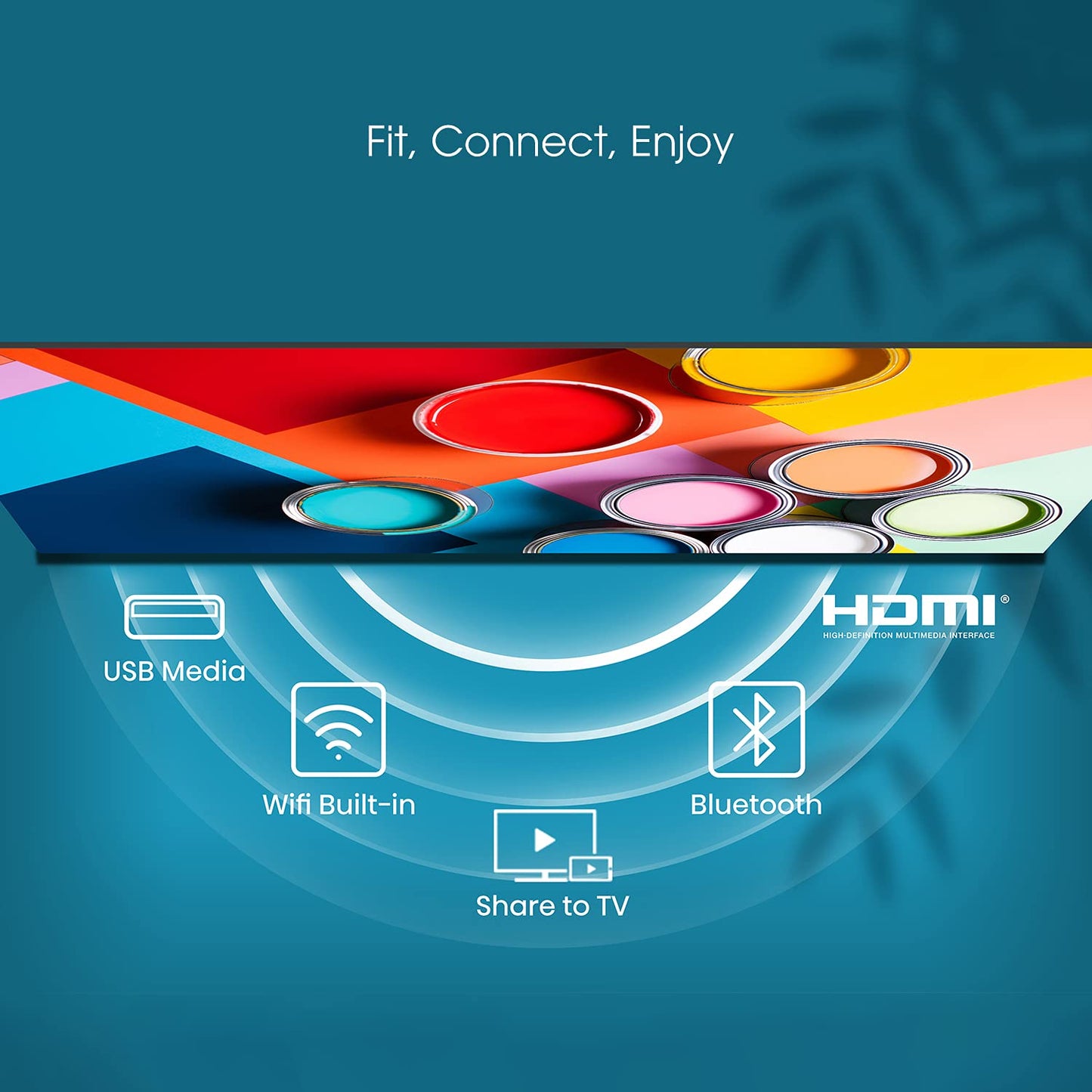 Hisense 58 Inch TV UHD Smart HDR 10/HLG Wifi (2.4GHZ) Bluetooth 5.0 DLNA HDCP Version H.265 decoder - 58A6GE (2021 Model)