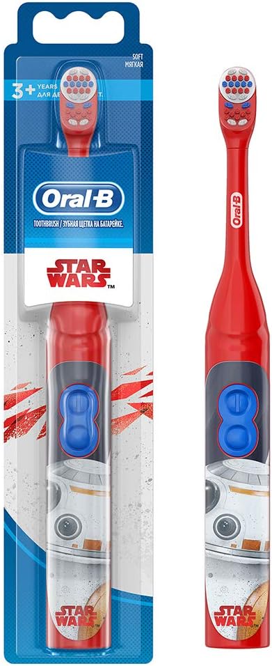 Oral-B DB 3010 Disney Star Wars Battery Power Electric Toothbrush for Kids (Assorted) - Powered By Braun