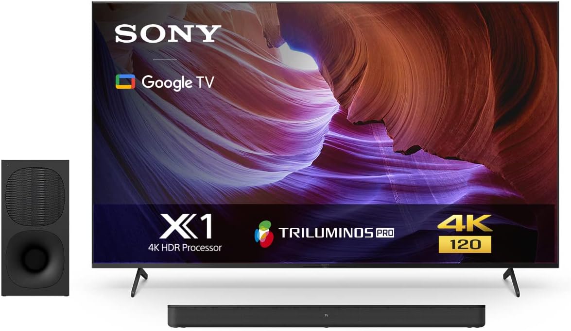 Sony BRAVIA 55 Inch TV 4K UHD HDR Full Array LED with Smart Google HDMI 2.1 and Exclusive Features for The Playstation 5 - XR-55X90K (2022 Model)