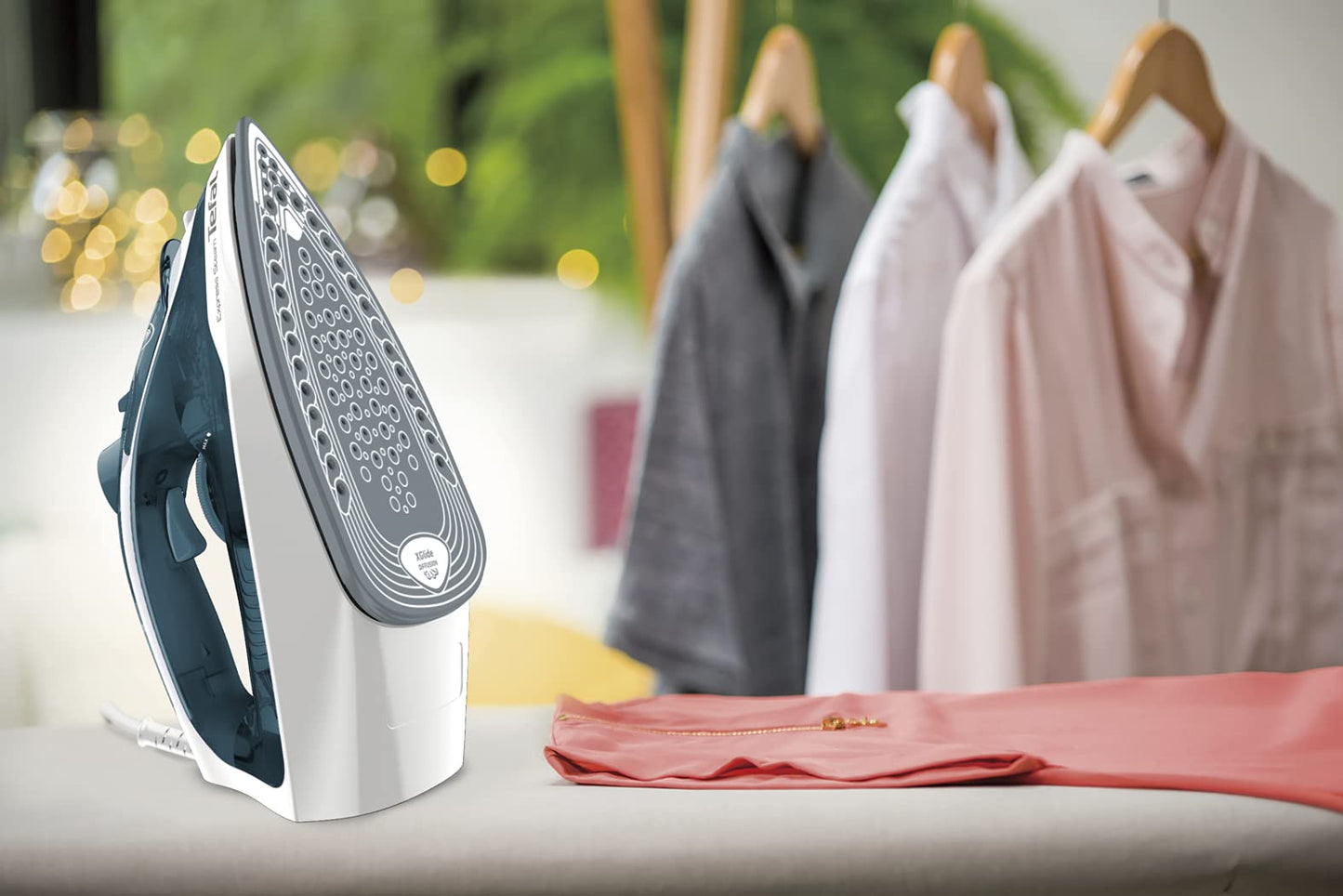 TEFAL Steam Iron | Express Steam Iron Steamer | 2600 W | 270 ml | Anti-scale | Purple | Ceramic Soleplate | 2 Years Warranty | FV2843M0