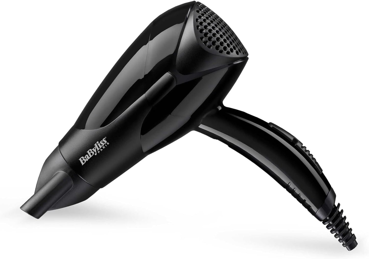BaByliss Powerlight 2000 Dryer, Lightweight And Powerful 2000w Dryer With Quick Drying Time, 2 Heat & 2 Speed Control, Easy To Handle & Efficient And Customizable Settings, D212SDE (Black)