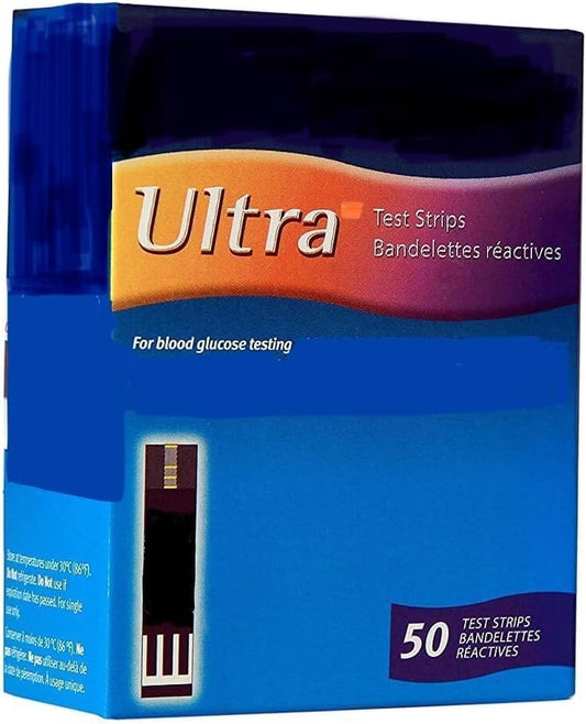 Strips Only for Ultra Glucometer 50 Count