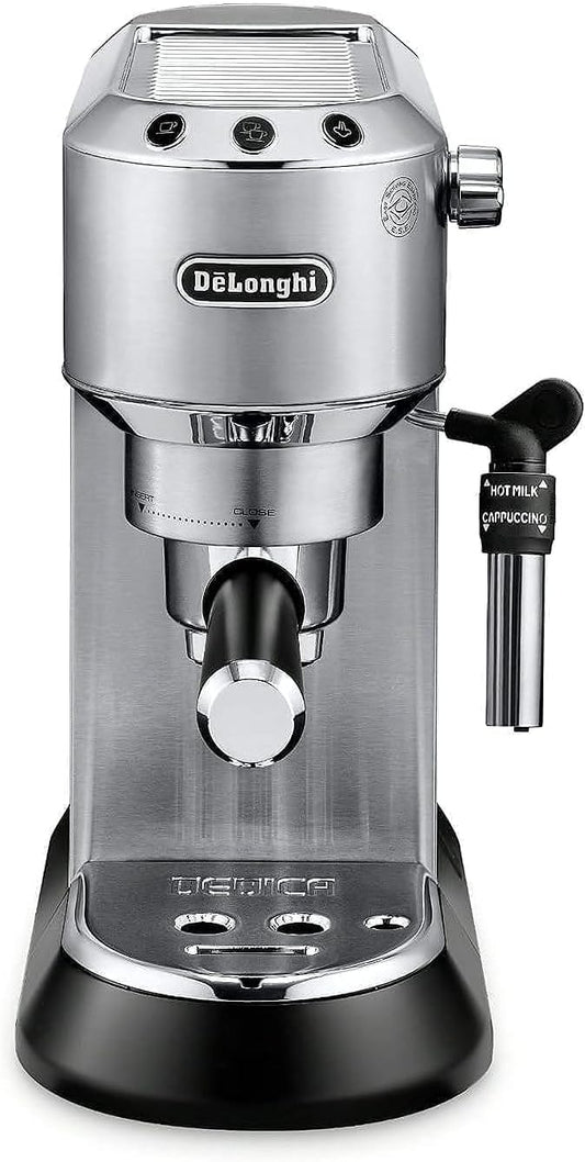 DeLonghi America, EC685M Dedica Deluxe Espresso, Silver