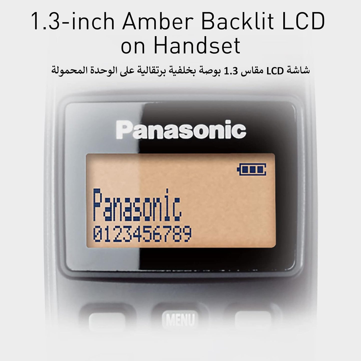 Panasonic KX-TG3611BX Cordless Telephone - Black