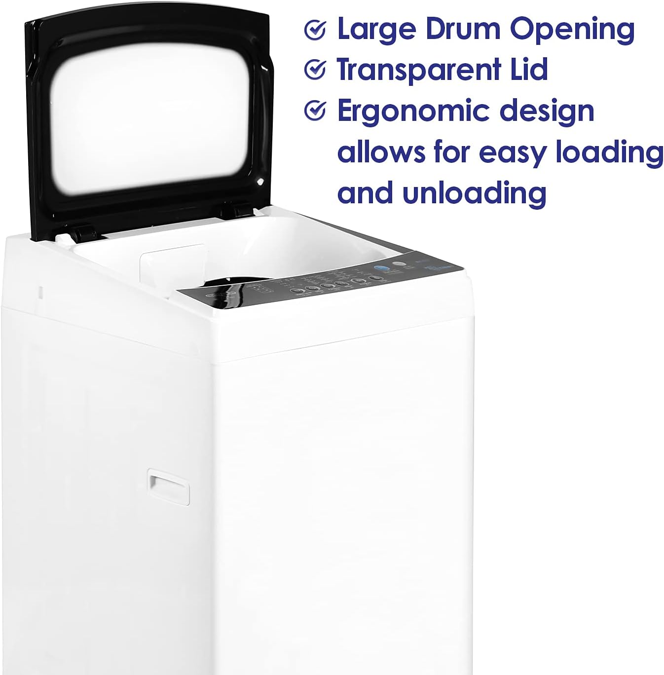 Super General 6 kg fully automatic Top-Loading Washing Machine SGW-622, White, 8 Programs, efficient Top-Load Washer with Child-Lock, LED Display, 1 Year Warranty