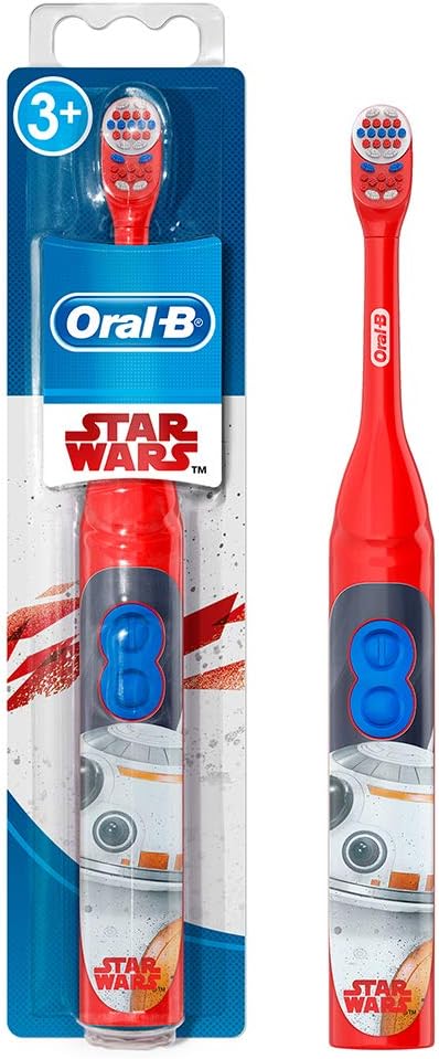 Oral-B DB 3010 Disney Star Wars Battery Power Electric Toothbrush for Kids (Assorted) - Powered By Braun