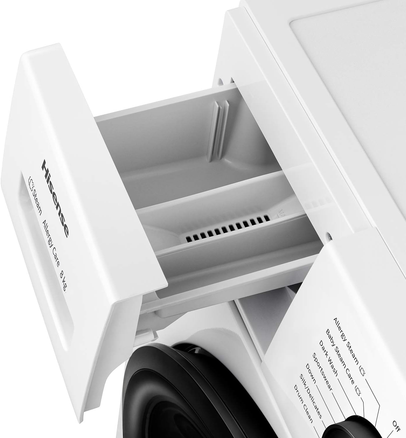 Hisense 8Kg Front Loading Washing Machine 1200 RPM Silver Model WFPV8012EMT -1 Years Full Warranty.