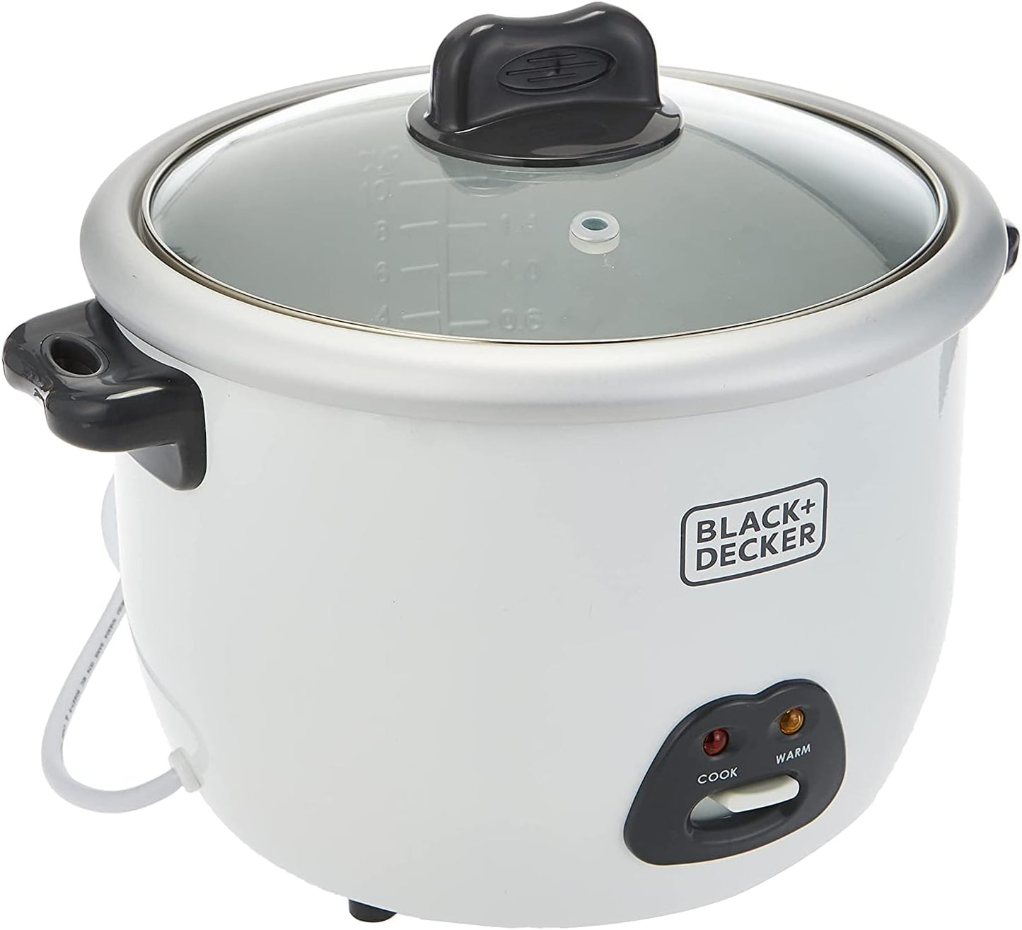 Black+Decker Rice Cooker - RC1850-B5-SP, 1.8 litre"Min 1 year manufacturer warranty"