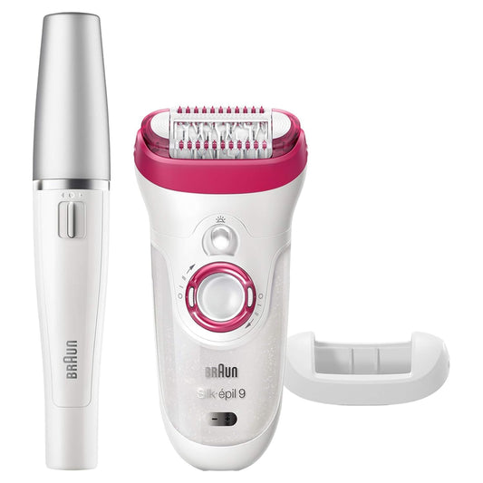 Braun Silk-epil 9 9-538 Wet & Dry Epilator With 3 Extras