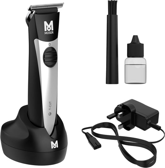 Moser 1591-0170, T-Cut Professional Cord/Cordless Trimmer With T-Blade (Pack of 1)