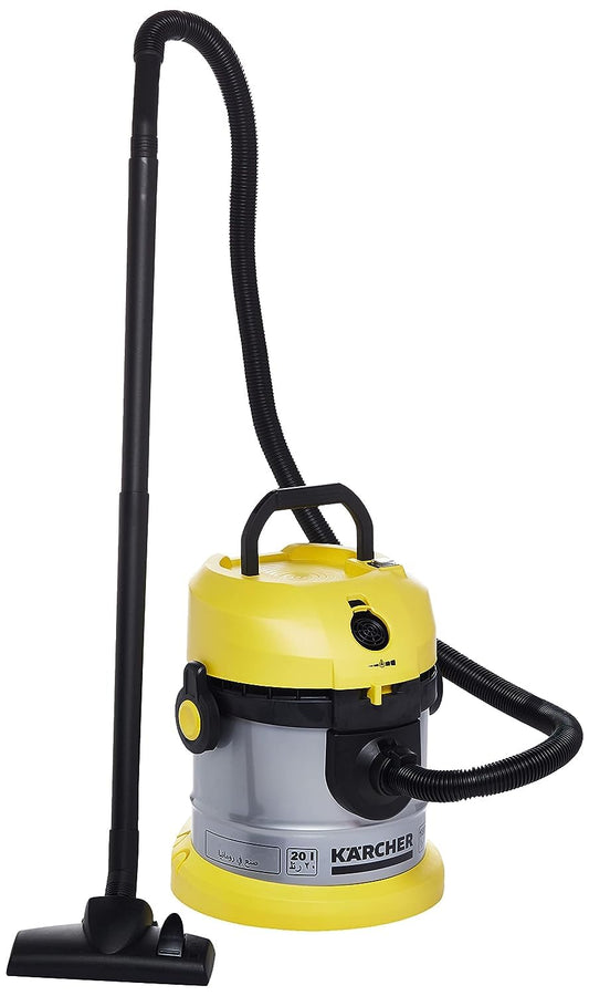 Karcher VC1800 Dry Vacuum Cleaner, 1800W, Excellent German Performance, Large Capacity, Powerful Suction, Lightweight & Compact, Yellow