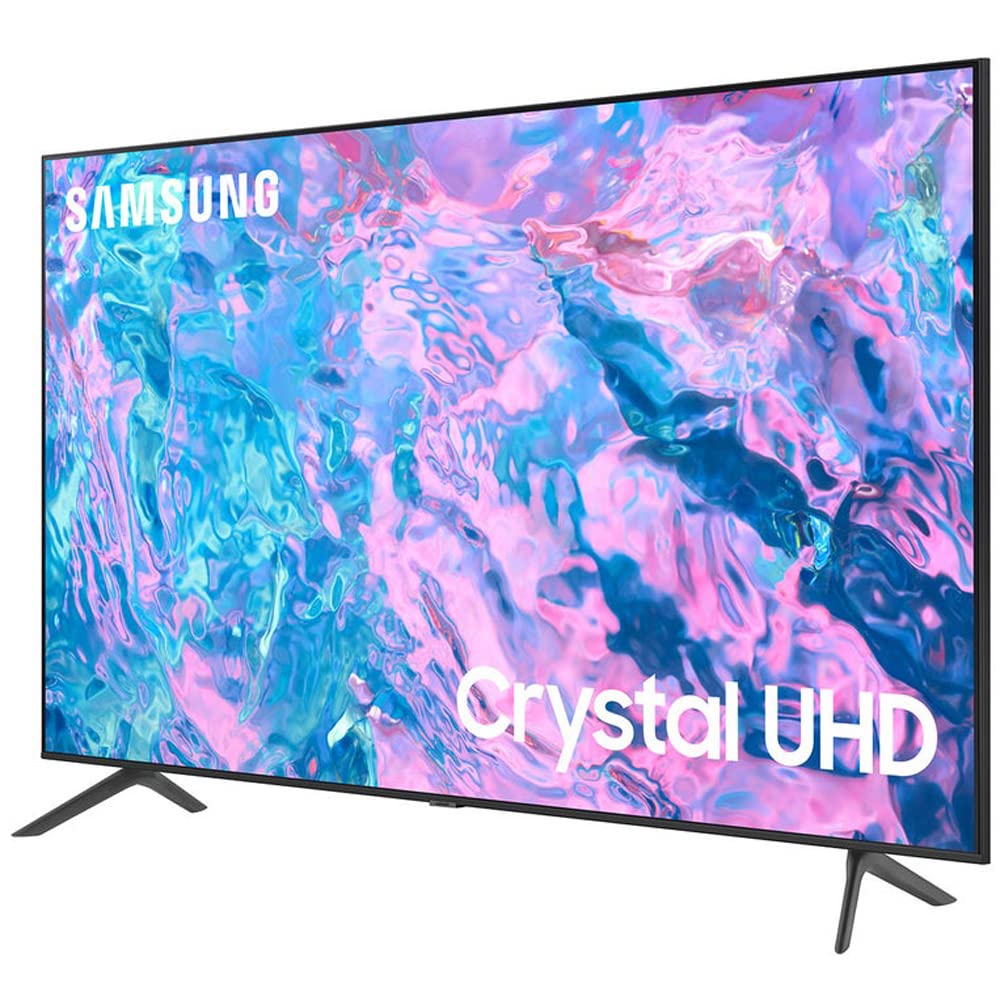 SAMSUNG 85-Inch Class Crystal UHD CU7000 Series PurColor, Object Tracking Sound Lite, Q-Symphony, 4K Upscaling, HDR, Gaming Hub, Smart TV with Alexa Built-in (UN85CU7000, 2023 Model)