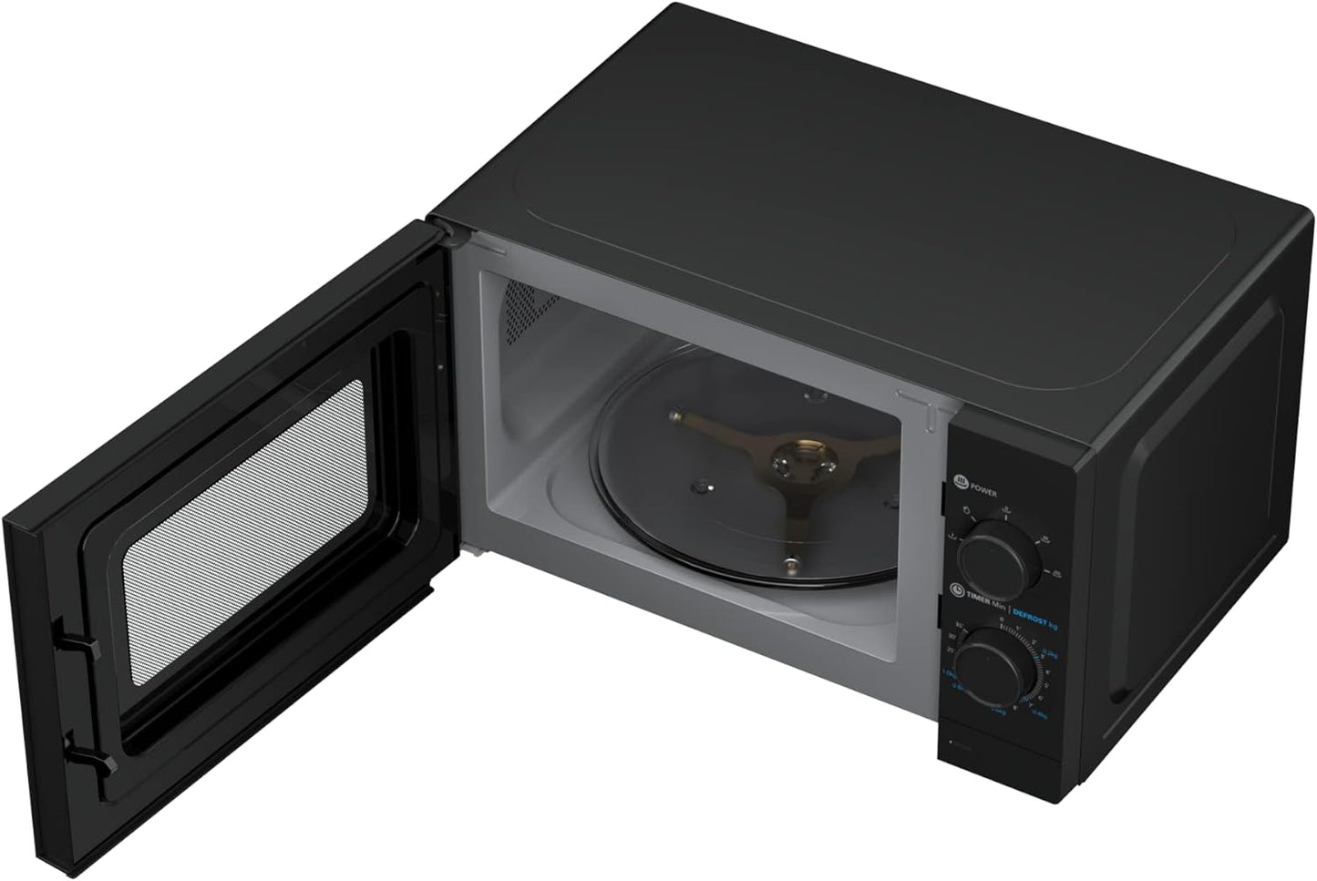 Midea 20L Solo Microwave Oven with Digital Touch Control, 700W, Child Lock, Memory Function, Defrost-by-weight-or-time, Fast Reheat, Push Button Door Opening, Best for Home & Office, Black, EM721BK
