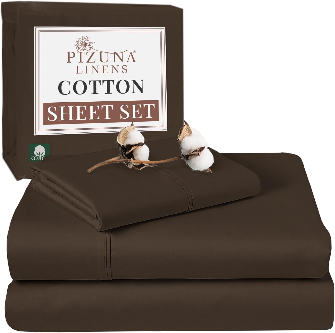 100% Cotton Sheets Full Size, Luxurious 400 Thread Count Long Staple Cotton Sateen Sheets with 15inch Deep Pocket (Combed Silver Sheet Full)
