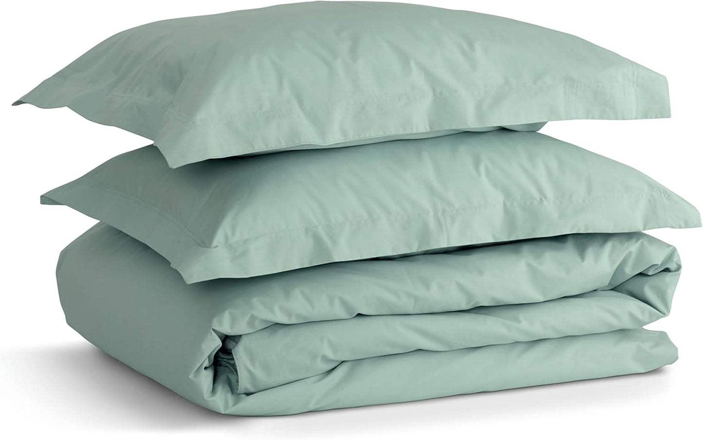 Linen Home 100% Cotton Duvet Cover Set, Full/Queen, Crisp, Cool, Soft & Breathable Duvet Cover with Button Closure, Bed Linen All-Season Luxury, 3 Pieces-1 Duvet Cover & 2 Pillow sham, Pastel Turk