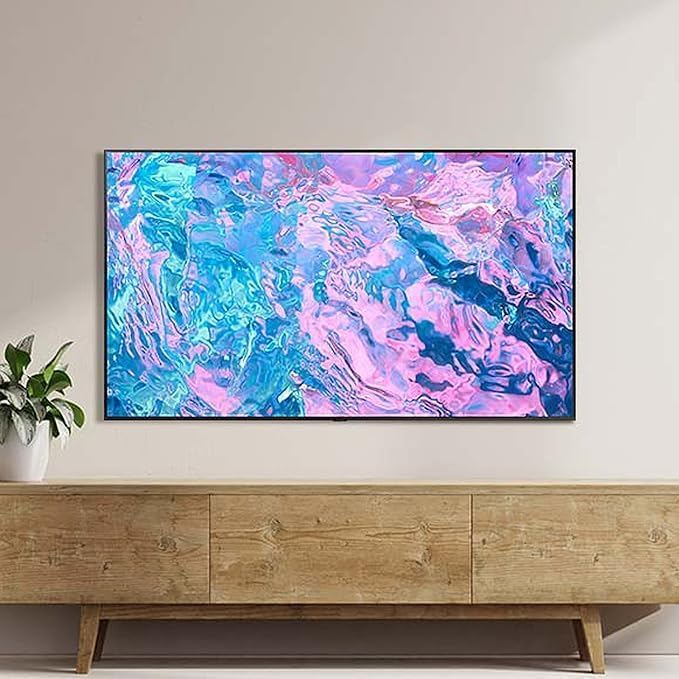 SAMSUNG Smart TV, Crystal UHD, CU7000, 50 Inch, Black, 2023, UA50CU7000