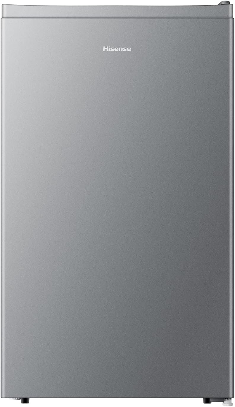 Hisense 60 Liter Compact Single Door Refrigerator, Silver - RR60D4ASU"Min 1 year manufacturer warranty"