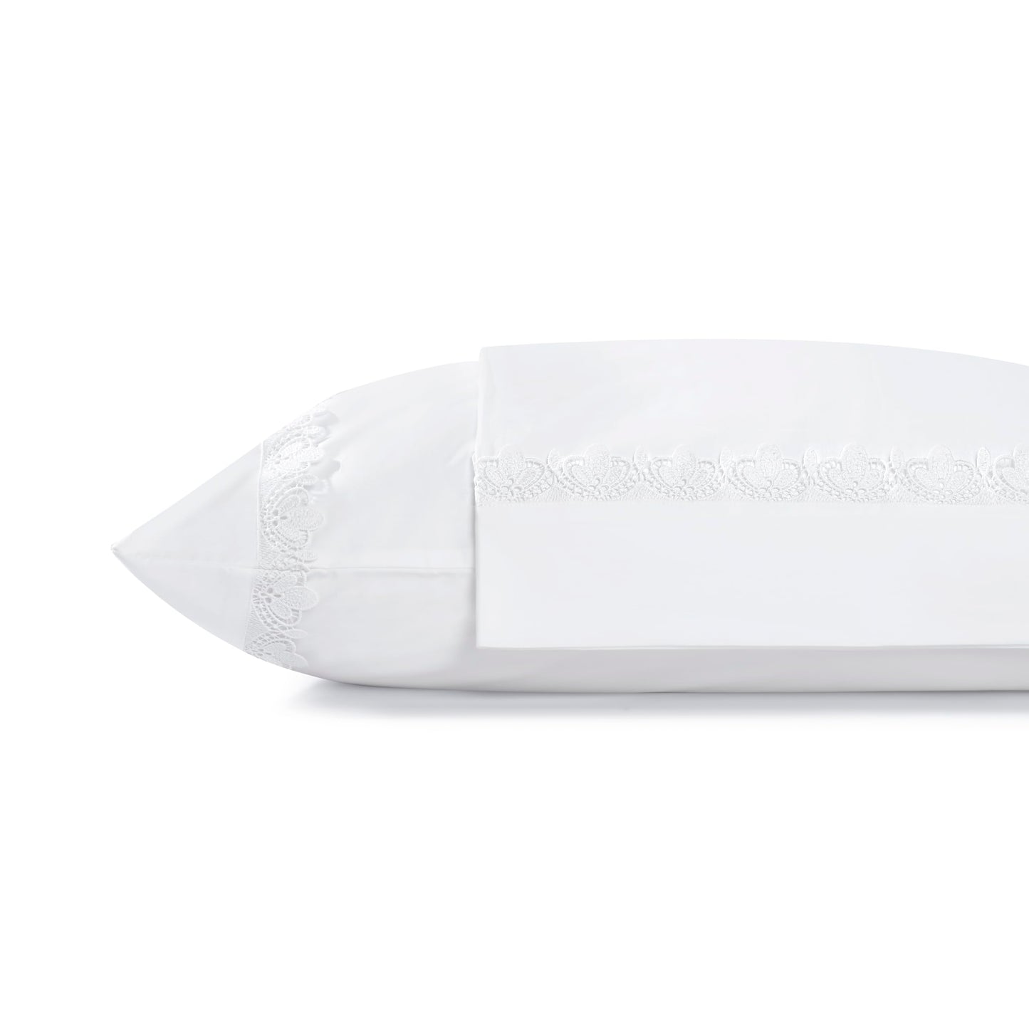 Linen Home 100% Cotton Percale Pillowcases King Size, Baby Blue, 2 Pieces of Pillow Case, Crisp and Cool Strong Bed Linen, 20 inches X 40 inches