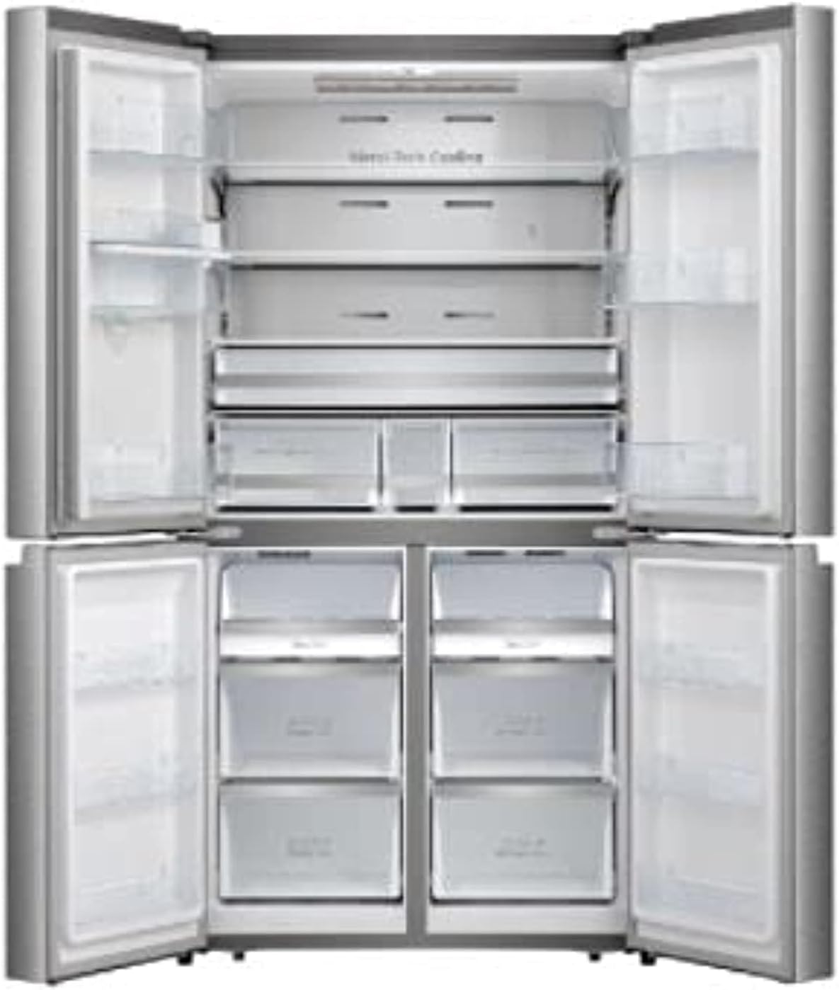 Hisense Refrigerator 264 Liter Top Mount Double Door Silver Model Rt264N4Dgn"Min 1 year manufacturer warranty"