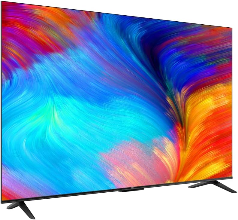 TCL 55 Inches Smart TV, 4K Ultra HD, Google TV, Dolby Audio HDR10 & Chromecast Built-in Edgeless Design - 55P637