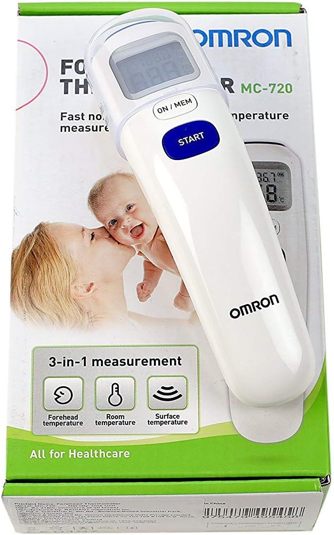 Omron Mc-720 Non-Contact Forehead Thermometer