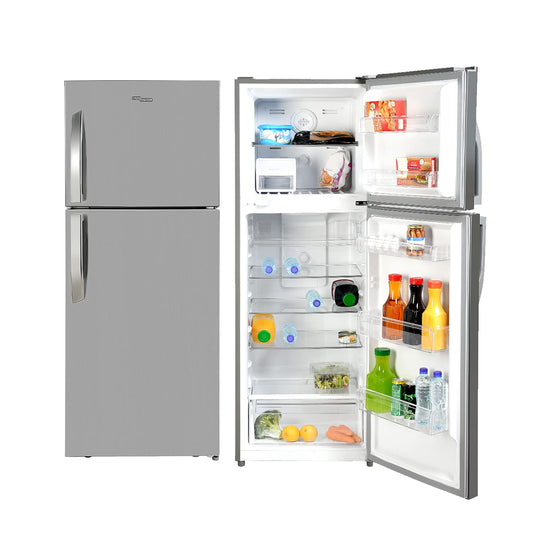 Super General 510 Liters Gross Top-Mount Refrigerator-Freezer, No-Frost, Multi-Flow-Cooling, Inox, SGR515l, 70.5 x 68.2 x 178 cm, 1 Year Warranty