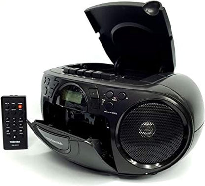Toshiba 2724468509636 Ty-Cku310 Portable Cd Usb Radio Cassette Recorder, Black