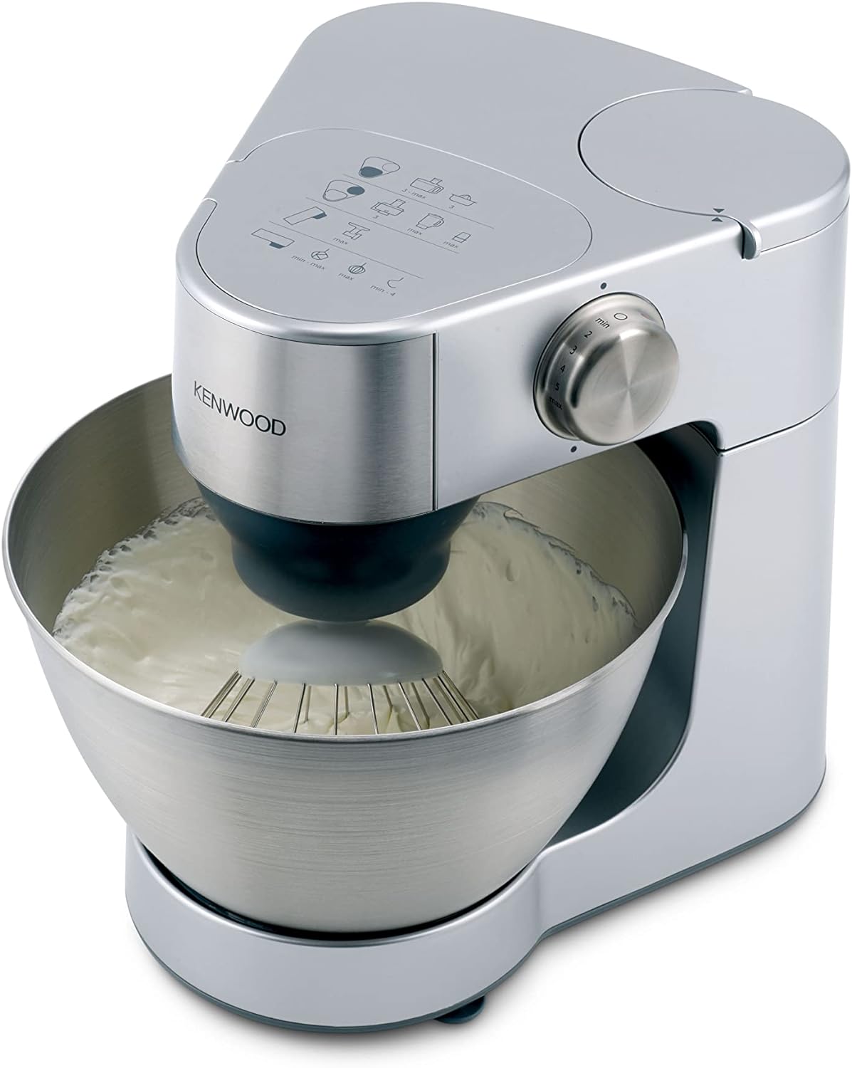 KENWOOD Stand Mixer Kitchen Machine PROSPERO 900W with 4.3L Stainless Steel Bowl, K-Beater, Whisk, Dough Hook, Glass Blender, Meat Grinder, Food Processor, Juicer, Citrus Juicer KM241002 Red
