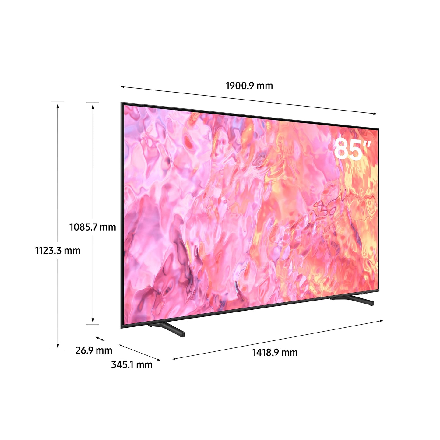 Samsung 55 Inch TV Neo QLED Neural Quantum Processor 4K - QA55QN85CAUXZN (2023 Model)
