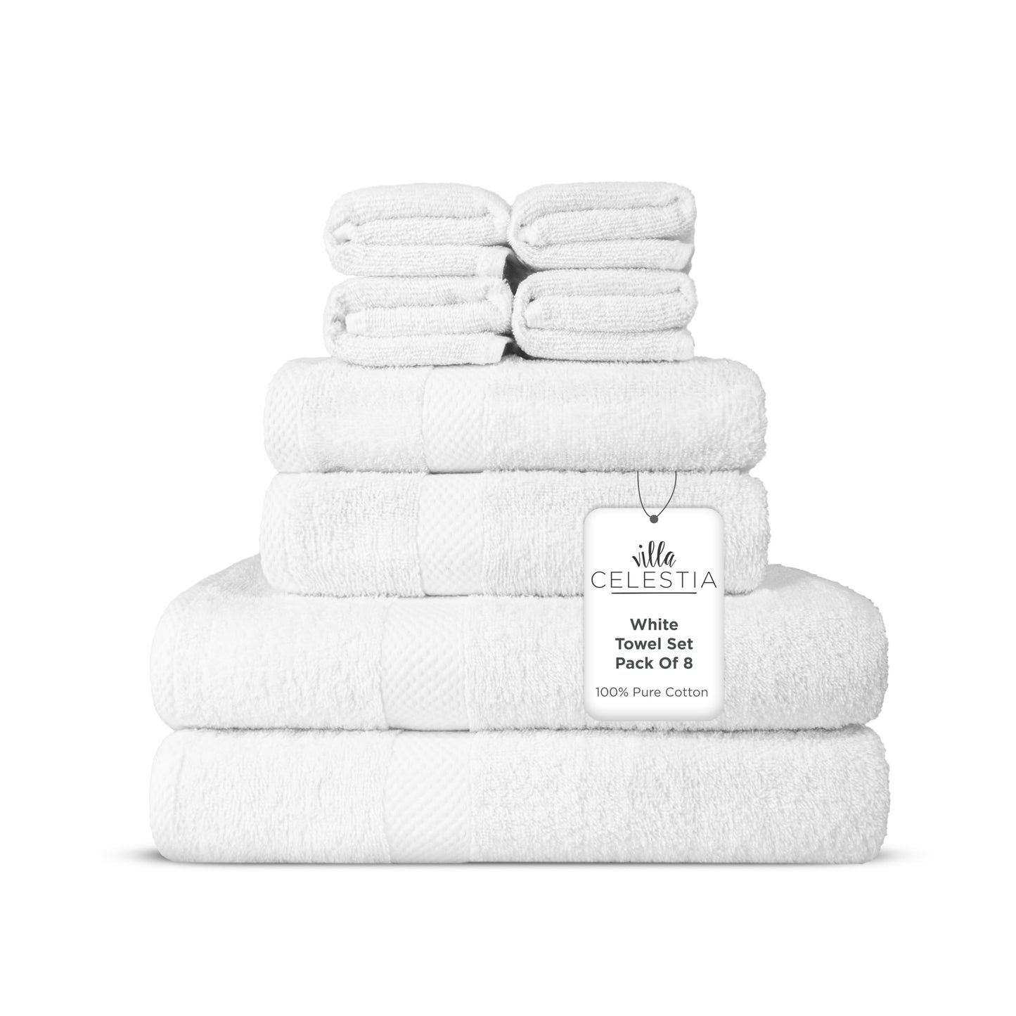 600 GSM 100% Cotton Bath Towels, Grey, Set of 4, Highly Absorbent, Plush, Soft, Quick Dry, 4 Pieces Combed Cotton Luxury Towels for Hotels, Spa, Salon, Bathroom, Dorm, Pack of 4