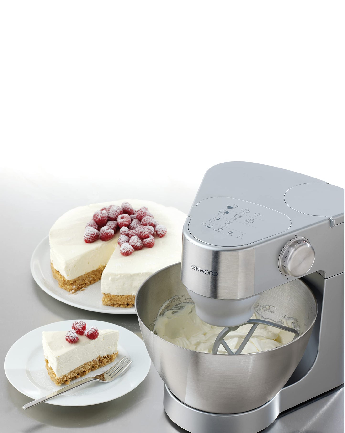 KENWOOD Stand Mixer Kitchen Machine PROSPERO 900W with 4.3L Stainless Steel Bowl, K-Beater, Whisk, Dough Hook, Glass Blender, Meat Grinder, Food Processor, Juicer, Citrus Juicer KM241002 Red