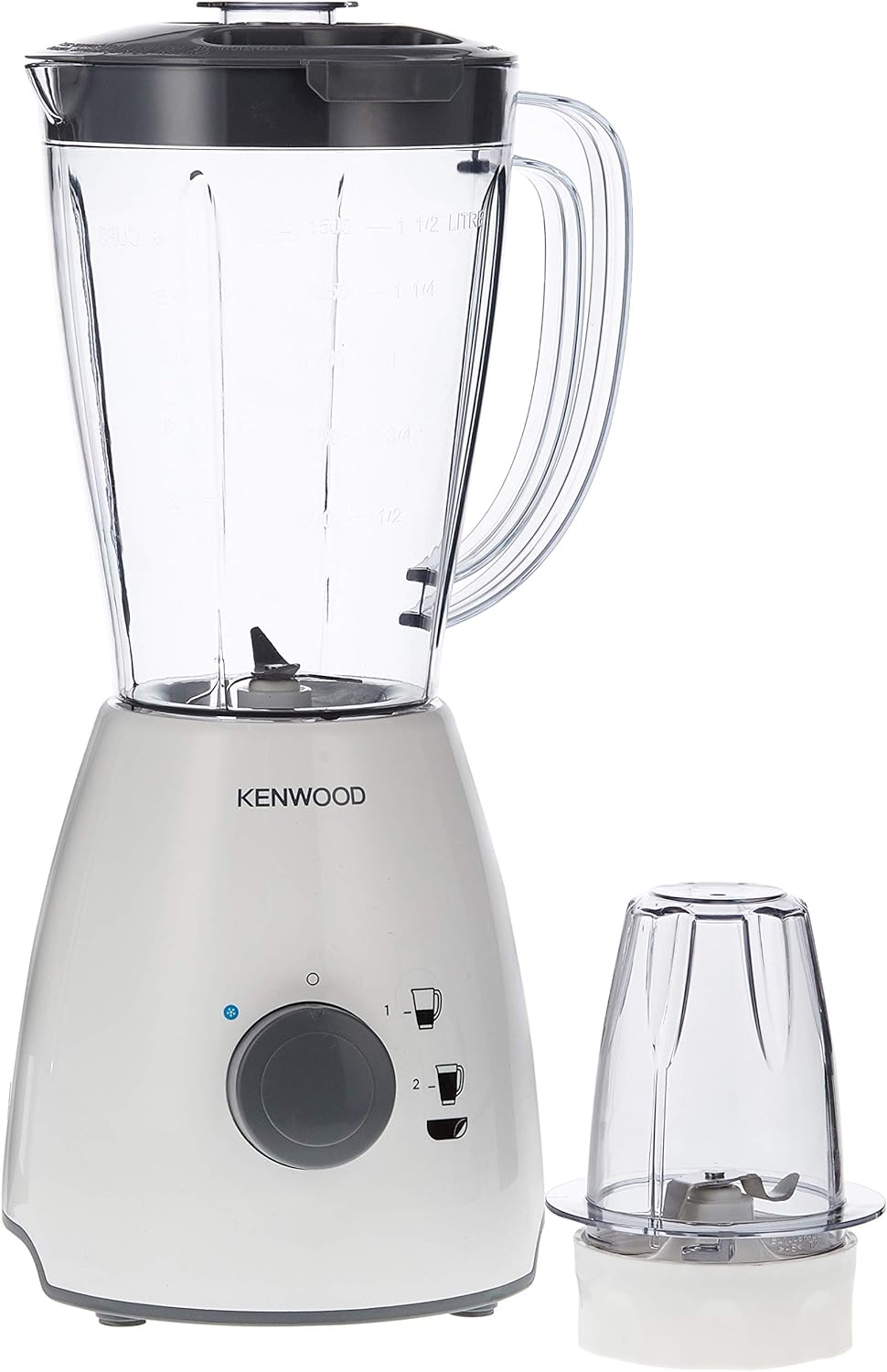 Kenwood Blender Smoothie Maker 400W 1.5L With Grinder Mill, Chopper Ice CrUSh Function Blp10.C0Wh White